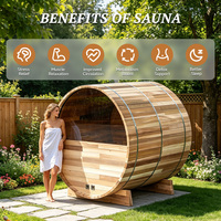 DDP Puerto de Klang y Penang: Sauna de barril de cedro rojo empalmado al por mayor |   ETL CE |   Solución Integral para Proyectos de Bienestar en Malasia