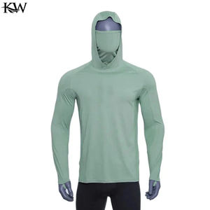 Vêtements de pêche OEM personnalisés, veste à manches longues pour hommes, vêtements de pêche d'été pour l'extérieur, chemise de pêche, protection solaire, respirante, à capuche, camouflage - Product Image 1