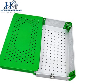 Caja de Esterilización Premium para Instrumentos Oftalmológicos, Contenedor Quirúrgico de Acero Inoxidable para Almacenamiento Médico y Uso Hospitalario - Product Image 6