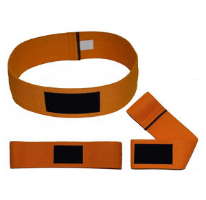 Roziv Sports Gym Booty Stretch Bande de résistance élastique robuste pour les hanches, en tissu imperméable antidérapant, avec boucle, pour le renforcement des fessiers - Écologique - Product Image 1