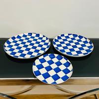 Service de vaisselle rétro en émail bleu et blanc, en fer et métal, comprenant des bols de service, des assiettes et un pot de rangement, durable, de qualité alimentaire, pour la maison et les restaurants