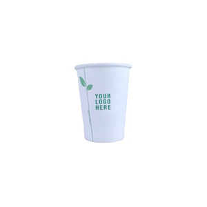 Versatile Bio Based Paper Cup Compostable Biodegradable Disposable Beverage <b>Container</b> Eco Friendly Natural Serving Vessel - Product Image 5