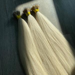 ห่วง100นาโนห่วงสำหรับต่อผมมนุษย์เส้นเล็กสีบลอนด์ห่วงลูกปัดขนาดเล็กผมตรงแบบยุโรป - Product Image 6