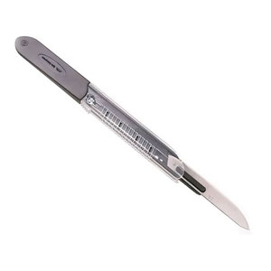 Scalpel à manche en plastique, lame en acier inoxydable, couteau chirurgical manuel, coupe de précision, procédures médicales, haute qualité, CE - Product Image 2