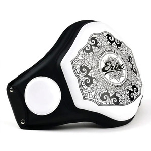 Professional Microfiber Belly Pad Black White Boxing Training Punch <b>Shield</b> MMA Kickboxing Equipment - Product Image 2