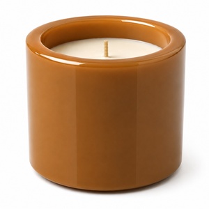 Luxury Mint Mosaic Resin <b>Candle</b> Jar Pearl Effect Handmade Decorative Empty <b>Candle</b> Vessel Premium <b>Refillable</b> Thick Rim Container - Product Image 4