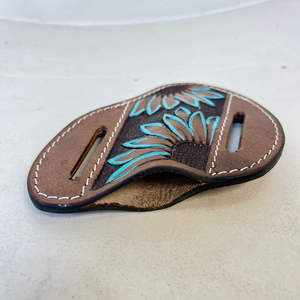 Design vintage RTS fait à la main Floral en cuir usiné gaine de couteau pour ceintures haute qualité luxe en cuir véritable couteau couvre - Product Image 6