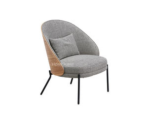 Fauteuil de salon OEM Prime Choice, vente en gros, assise confortable, type une place, dossier en contreplaqué, pieds en acier, chaise Eamy - Product Image 5