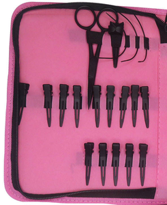Kit Profesional de Herramientas para Extensiones de Cabello de Acero Inoxidable (MIANBRO ENTERPRISES ZS-1134) Incluye Alicates, Aguja de Bucle y Gancho - Product Image 4