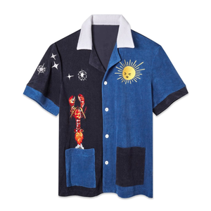 Chemise Cabana pour Homme 100% Coton Tissu Léger d'Été Respirant Séchage Rapide Vêtement Décontracté pour les Vacances - Product Image 1