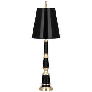 Lampe de table moderne de luxe en laiton avec abat-jour en tissu haut de gamme, éclairage d'appoint élégant pour chambre et salon - Product Image 3