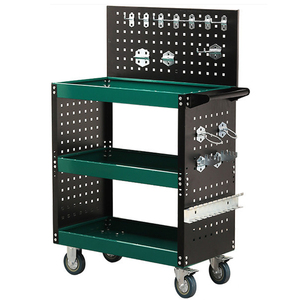 Hot Selling Heavy Duty 3-Tier Industrial Mobile <b>Tool</b> Storage <b>Cabinet</b> Wheels Customized OEM/ODM/OBM Support 300kg Load Capacity - Product Image 1