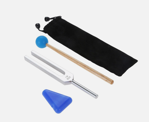 Juego de diapasones de chakra de 528 Hz, aleación de aluminio, apto para terapia de sonido y trabajo energético. - Product Image 5