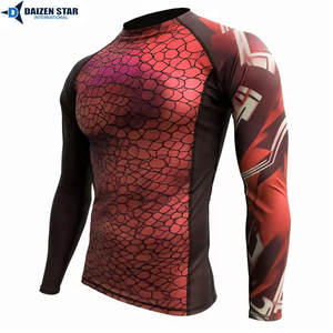UPF 50+ Breathable Long Sleeve Rash Guard <b>Swim</b> Surf <b>Top</b> Quick Dry Lightweight for <b>Men</b> - Product Image 5