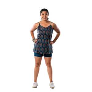 เสื้อสปาเก็ตตี้จ่าสีคราม - Product Image 3