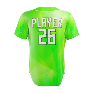 เสื้อทีมเบสบอลหญิง ทรงสวมใส่สบาย เหมาะสำหรับการแข่งขัน ฝึกซ้อม และกิจกรรมกลางแจ้ง สีตามสั่ง - Product Image 2