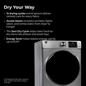 Front Load Washer with Stain Removing Steam Treatment - Reduce Laundry Time with Accela Wash - <b>LED</b> - ENERGY <b>STAR</b> Certified - Product Image 2