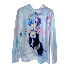 Sudadera con Capucha Estampada de Anime Barata al por Mayor para Mujer, Sudadera Informal Cálida para Otoño e Invierno, Ropa Exterior Y2K - Product Image 6