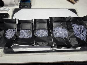 ควอตซ์ลาเวนเดอร์ธรรมชาติทรงเหลี่ยมสำหรับทำเครื่องประดับราคาขายส่ง - Product Image 6