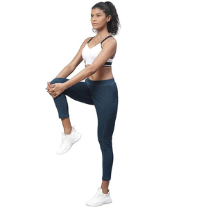Leggings de yoga à rayures latérales pour femmes, taille haute, effet ventre plat, extensibles, respirants, sans coutures, effet visuel - Product Image 4