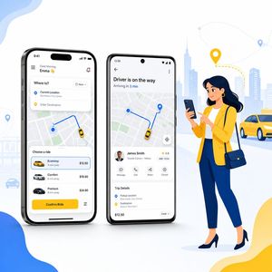 Aplicación Móvil de Taxi de la Mejor Calidad Lista para Usar para Conductor y Pasajero con Panel de Control de Administración Compatible con Android e iOS - Product Image 1
