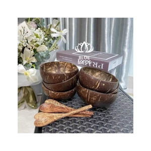 [DISPONIBLE] |   Bol en Coque de Noix de Coco Écologique, Finition Lisse, Vente en Gros, Réutilisable, pour Salades et Nouilles, Fabriqué au Vietnam - Product Image 5
