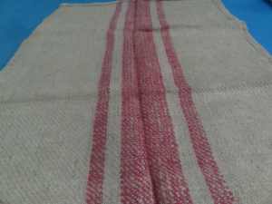 Saco de Yute Rojo de 120x70cm con Franjas, para Empacar Arroz, Cacao, Anacardos, Ecológico, Biodegradable, con Impresión de Logotipo Personalizado - Product Image 5