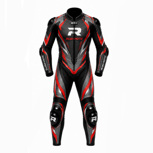 Traje de Motociclismo de Cuero para Invierno, Transpirable, Resistente al Viento, Diseño Personalizado, Ropa de Motociclista de una Pieza - Product Image 4