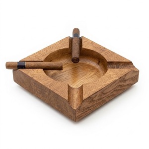 Cendrier en bois massif artisanal de luxe, cendrier vintage pour table, accessoires de fumeur écologiques, vente en gros - Product Image 2