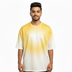 Camiseta Extra Grande de Sublimación Premium para Hombre, Estilo Urbano Informal, Corte Holgado, Estilo Callejero - Product Image 1