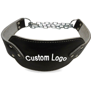 New Arrival Cross-fit Leather Dipping <b>Belt</b> With Chain Weighted Dips Pull Ups Bodybuilding Strength Training Leather Dip <b>Belts</b> - Product Image 2