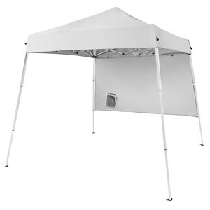 Gazebo Pop-Up Bianco 28,3m x 28,3m x 26m con Tettoia e Pergola - Product Image 6