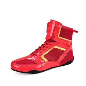 รองเท้าชกมวยขายดี รับทำโลโก้ สวมใส่สบาย ผลิตในปากีสถาน น้ำหนักเบา ราคาขายส่ง - Product Image 6