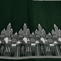 Tissu brodé malté, tissu en dentelle brodée, tissu en résille, tissu en organza, tissu pour abaya, tissu pour caftan, fourniture en gros pour acheteurs