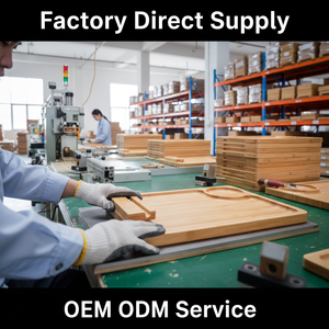 Plateaux de rangement rectangulaires en bambou laqué écologiques et portables, organisateur multifonctionnel pour la cuisine, la salle de bain, le bureau - Product Image 5