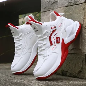 Chaussures de sport pour hommes, nouvelles chaussures en cuir décontractées et polyvalentes, antidérapantes et résistantes à l'usure - Product Image 6