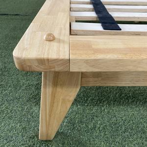 OEM Lit Calla au design moderne et élégant avec cadre en bois de haute qualité fabriqué au Vietnam Tête de lit en chêne Utilisation Hôtel Maison Chambre à coucher - Product Image 5