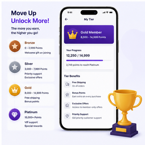 Aplicación Móvil de Programas de Fidelización Inteligentes, Beneficios de Membresía, Cupones de Regalo, Retención de Clientes, Ofertas Personalizadas, Android iOS - Product Image 4