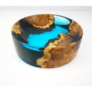 Handmade Premium Natural Wooden & Resin <b>Ashtray</b> for Cigars & Cigarettes Premium Natural Wooden & Resin - Product Image 4