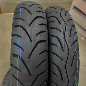 Prix de gros KUMA K213 80/90-14 Caoutchouc naturel + Nylon Durable Nouvelle carcasse de pneu de moto 20000KM Garantie 12 mois Noir - Product Image 1