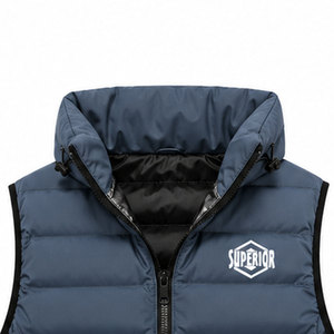 Veste matelassée sans manches pour homme, légère et thermique, avec options de couleurs personnalisées pour les marques de vêtements d'extérieur - Product Image 3