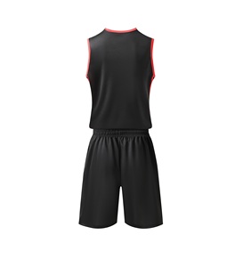 Men's Unique Design Solid Basketball Uniforms 100% Polyester <b>Light</b> Weight Anti-Bacterial UV Protection Breathable - Product Image 3