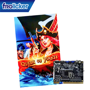 Carte PCB de jeu d'arcade Queen of Pirates Fire Link à succès, affichage vertical, 5 rouleaux, 25 lignes pour machine de jeu à monnayeur - Product Image 1