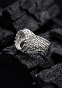 925 Sterling Silver 9x11mm Oval Bezel Semi Mount <b>Ring</b> Vintage Filigree <b>Blank</b> Gemstone Setting <b>Ring</b> Making Newest Jewelry Finding - Product Image 2
