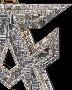 Custom 925 Sterling <b>Silver</b> Iced Out Custom VVS Moissanite Diamond Hip Hop <b>Pendant</b> Personalized <b>Initial</b> Letter <b>Pendant</b> For Gifts - Product Image 4