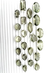 Améthyste verte naturelle, coupes mélangées, facettées, pierres précieuses en vrac, plusieurs tailles pour la fabrication de bijoux, fournisseur en gros d'améthyste verte - Product Image 5
