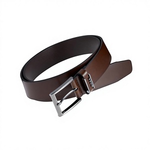 Cinturón con Hebilla Dorada en Forma de T, Estilo Vintage, 100% Cuero de Búfalo, Accesorio de Moda Masculino de Alta Gama, Personalizado, OEM, Excelente Regalo - Product Image 2
