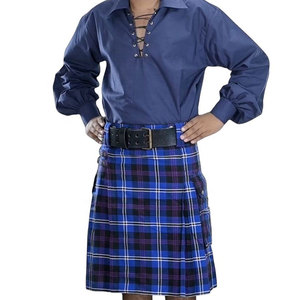 Venta al por Mayor de Kilt Escocés Personalizado, Tradicional y Moderno, con Diseño Tartán, para Hombres y Mujeres, Ropa de Moda de las Tierras Altas, con Logotipo Personalizado - Product Image 3