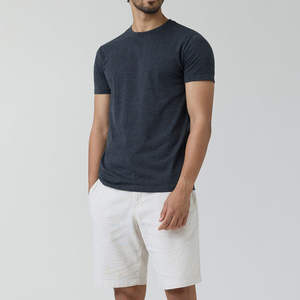 Camisetas de Hombre 100% Algodón Orgánico, Tallas Personalizadas, Cuello Redondo Transpirable, Ropa Deportiva de Alta Calidad con Logotipo Personalizado OEM - Product Image 1