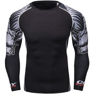 Rash <b>Vest</b> Surf Shirt Rush Guard Sun Protection Clothing <b>Men's</b> <b>Compression</b> Shirts UPF 50 Rash guard <b>Men</b> Rash Guards - Product Image 3